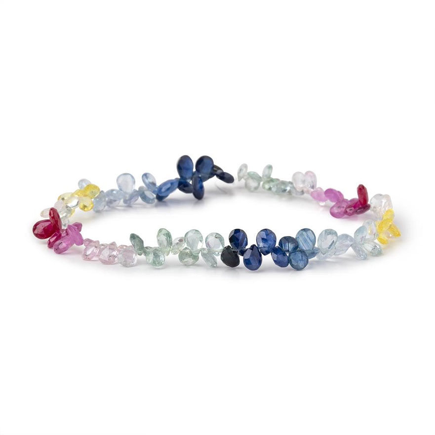 5×3-6x4mm Fancy Sapphire Faceted Pear