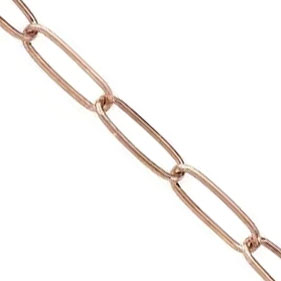 14K/20 Rose Gold-filled Drawn Cable Chain 1.6mm HAL3RG133DF