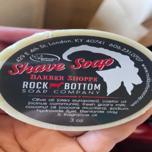 Rock Bottom Soap – Shave Bar Soap Barber Shoppe Scent RBSBARSSB