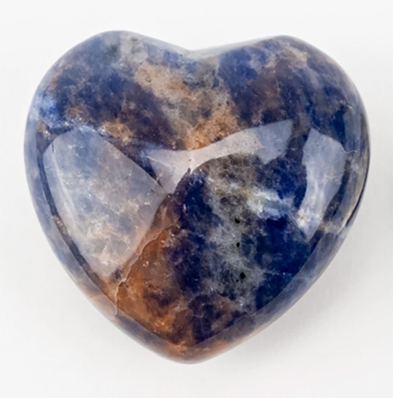 Pelham Grayson Rose – Puff Heart | 30mm: Sodalite