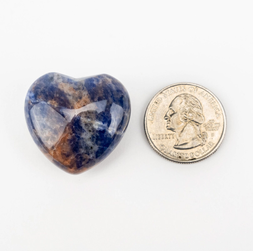Pelham Grayson Rose – Puff Heart | 30mm: Sodalite