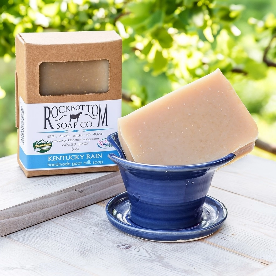 Rock Bottom Soap – Kentucky Rain Goat Milk Soap
